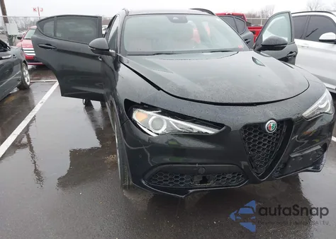 2018 Alfa Romeo Stelvio Ti Sport Awd из США, поврежденный, VIN ZASFAKNN0J7B94083